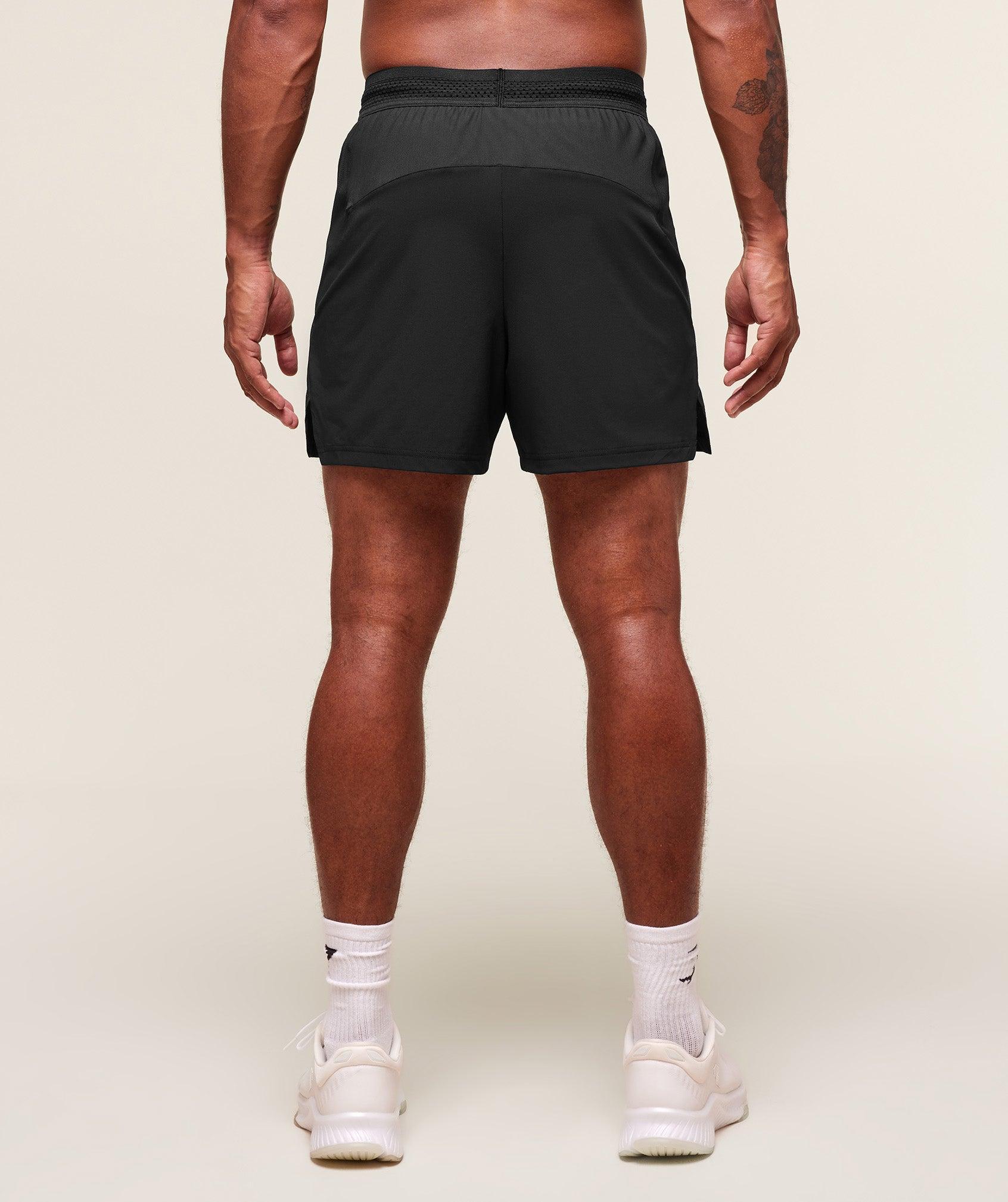 Gymshark Fit Elite 5" Shorts - Black Male Product Image