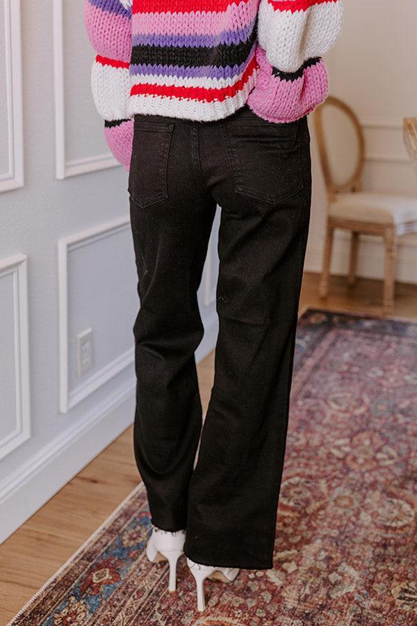 JUST USA Madeline High Waist Wide Leg Jean Product Image