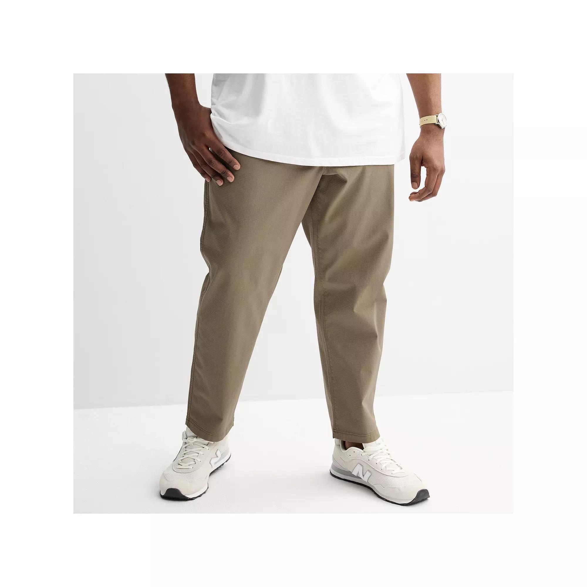 Big & Tall Sonoma Goods For Life® Side Zip Ripstop Pants, Men's, Size: XXL Tall, Kagan Green Product Image