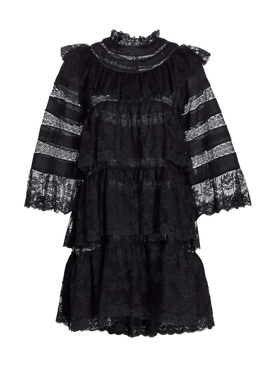 Womens Oralie Lace Tiered Dress Product Image