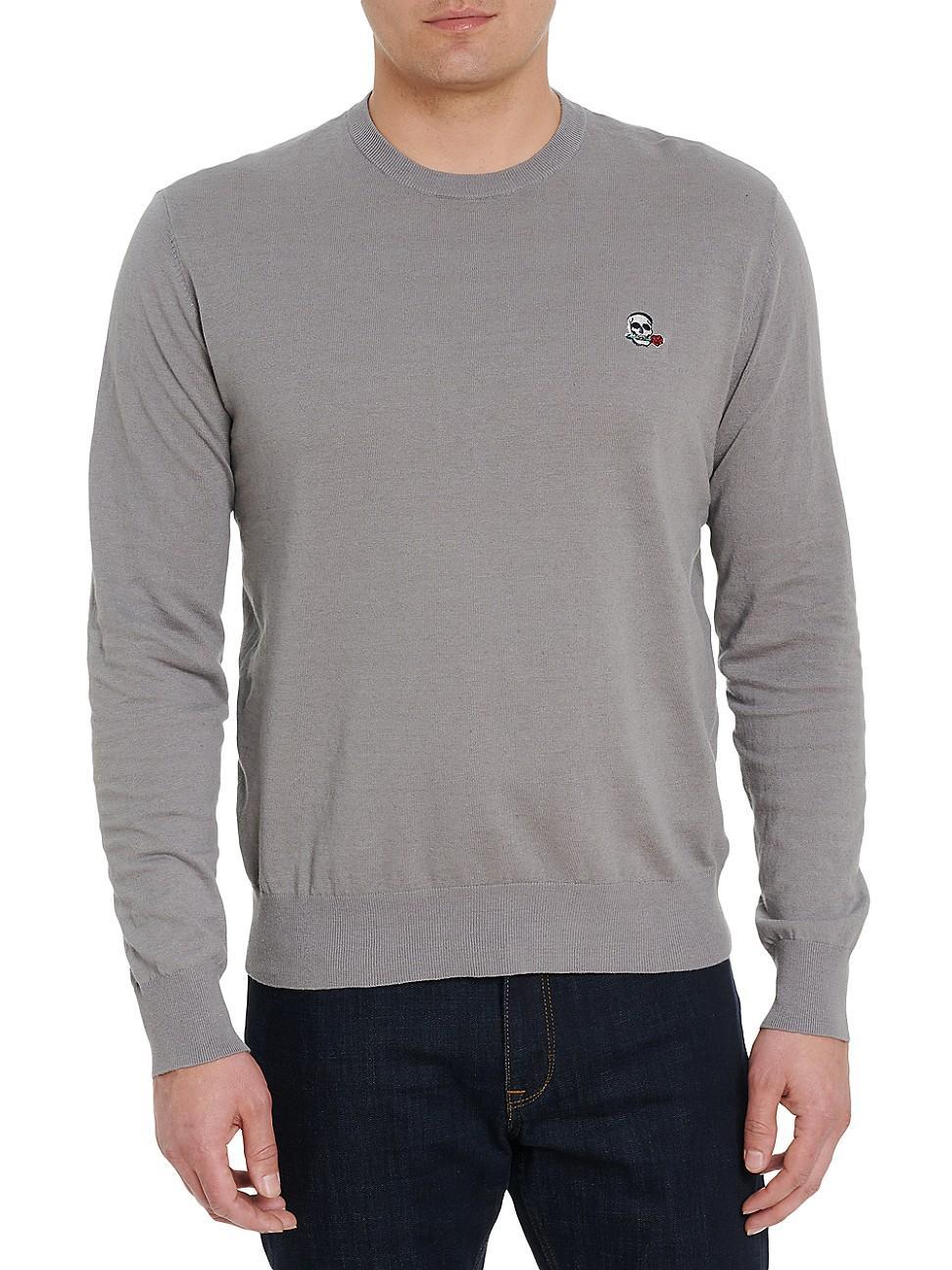 Mens Drifters Cotton-Linen Crewneck Sweater Product Image