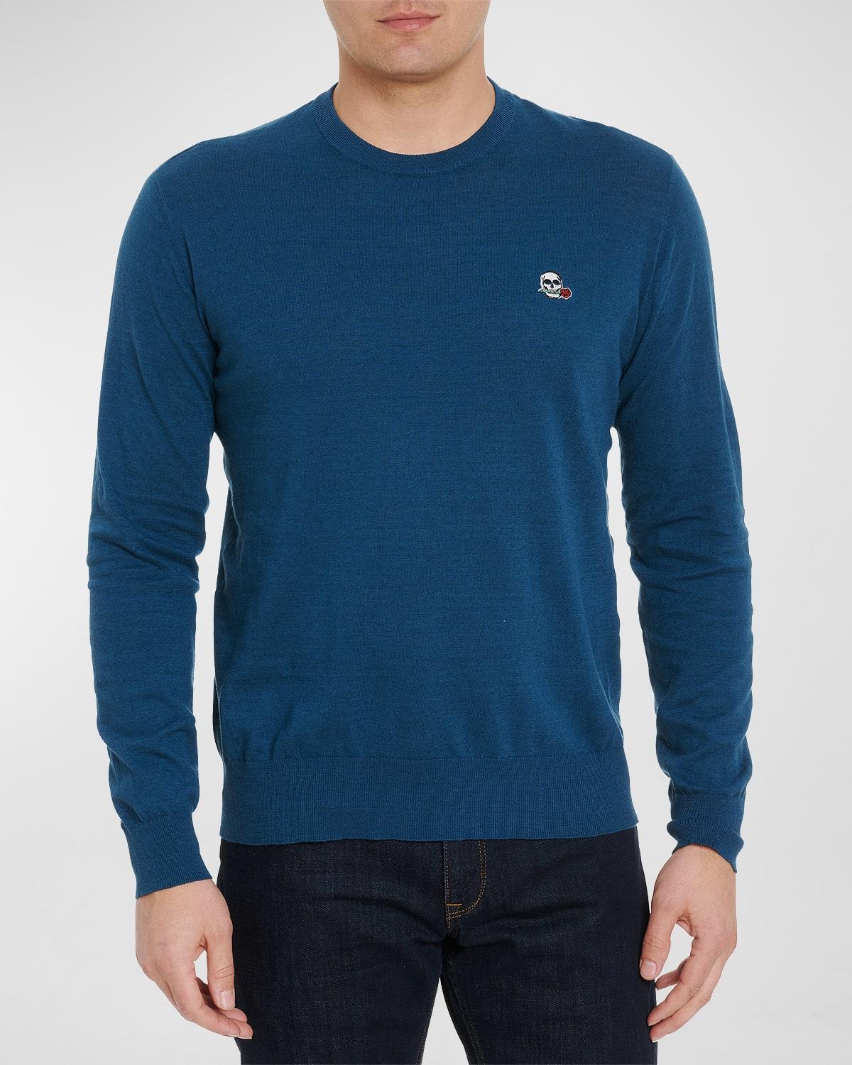 Mens Drifters Cotton-Linen Crewneck Sweater Product Image