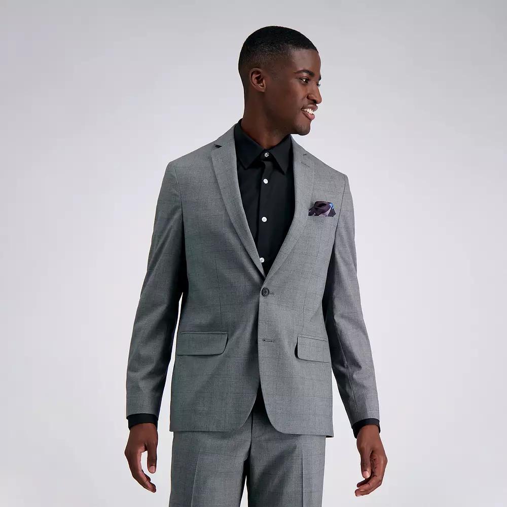 Men's J.M. Haggar™ Premium Slim-Fit Stretch Suit Jacket, Size: 44 - Regular, Gray Glen Plaid Product Image