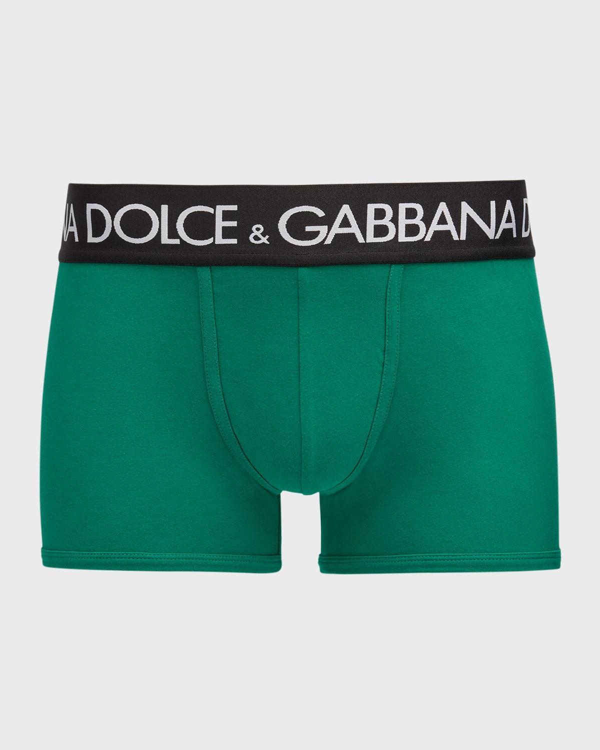 Mens Cotton Waistband-Logo Boxer Briefs Product Image