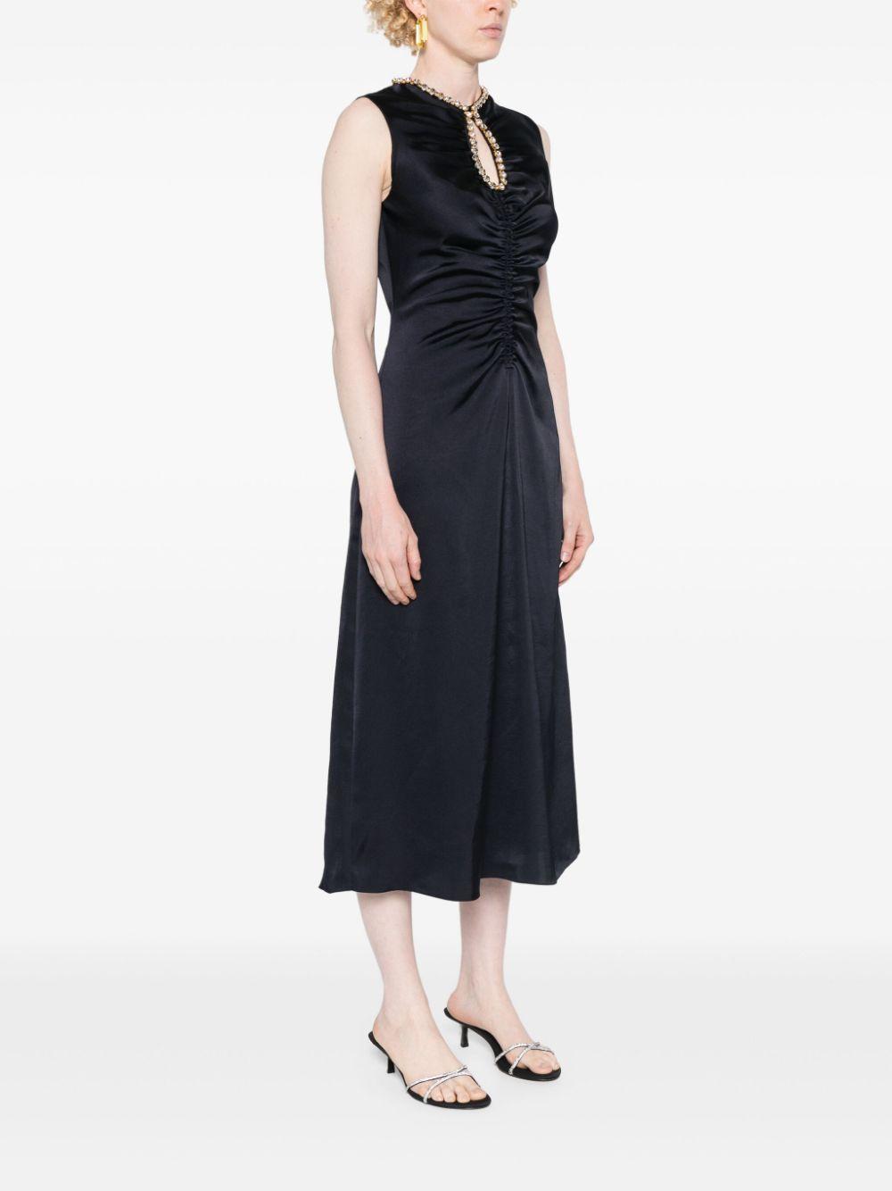 rhinestone-embellished midi dress  Product Image