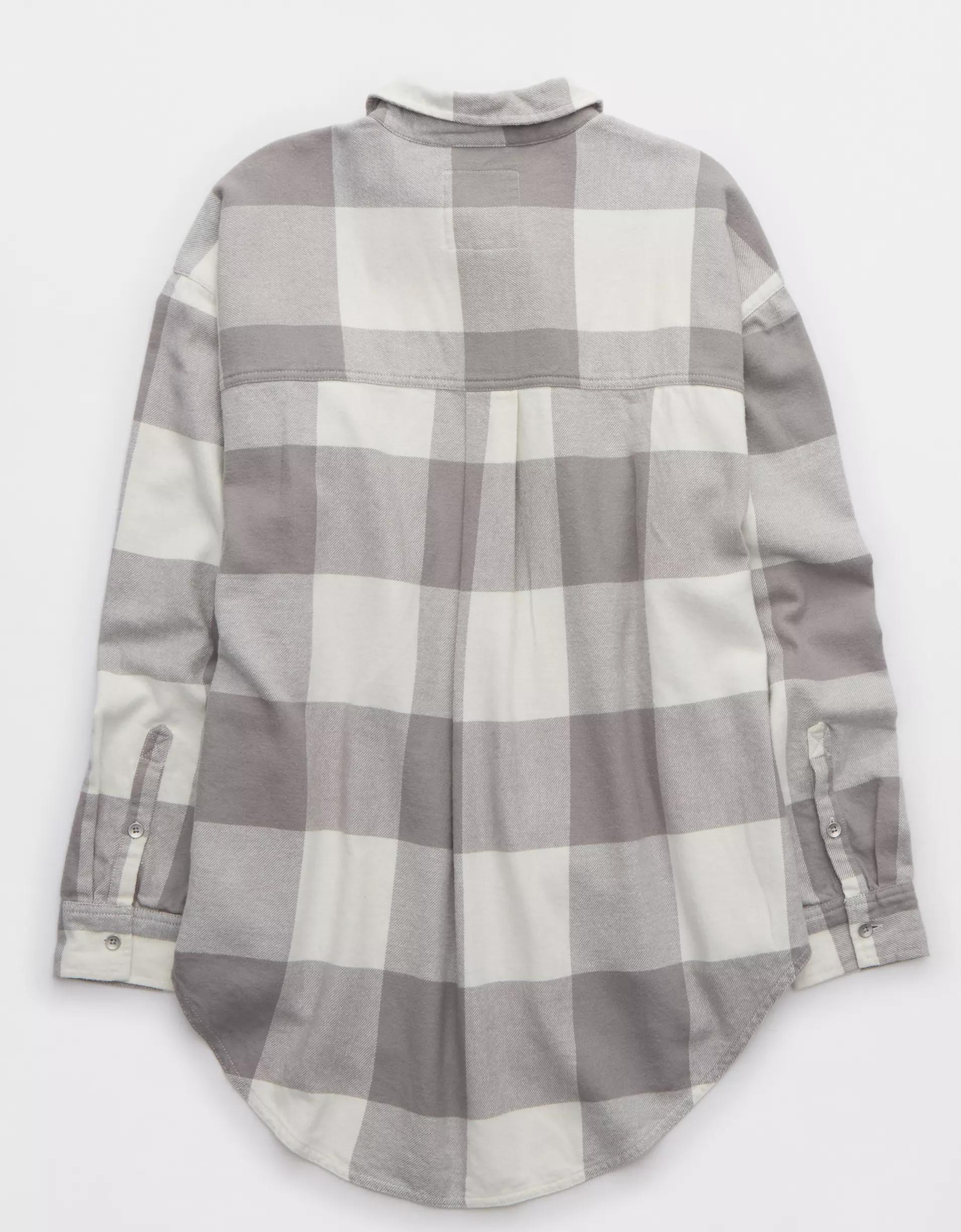Aerie Anytime Fave Flannel Shirt Product Image