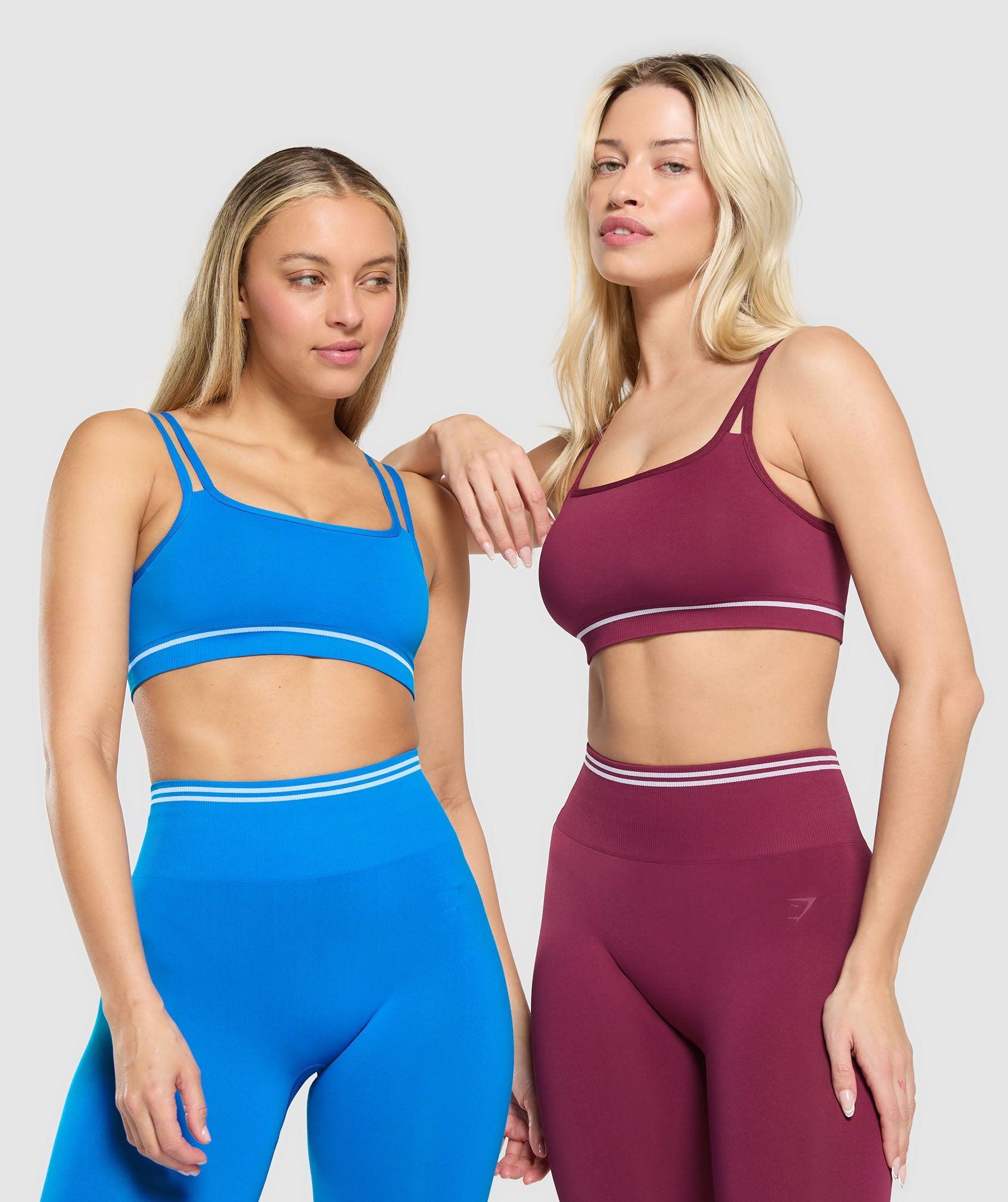 Contrast Seamless Sports Bra Product Image