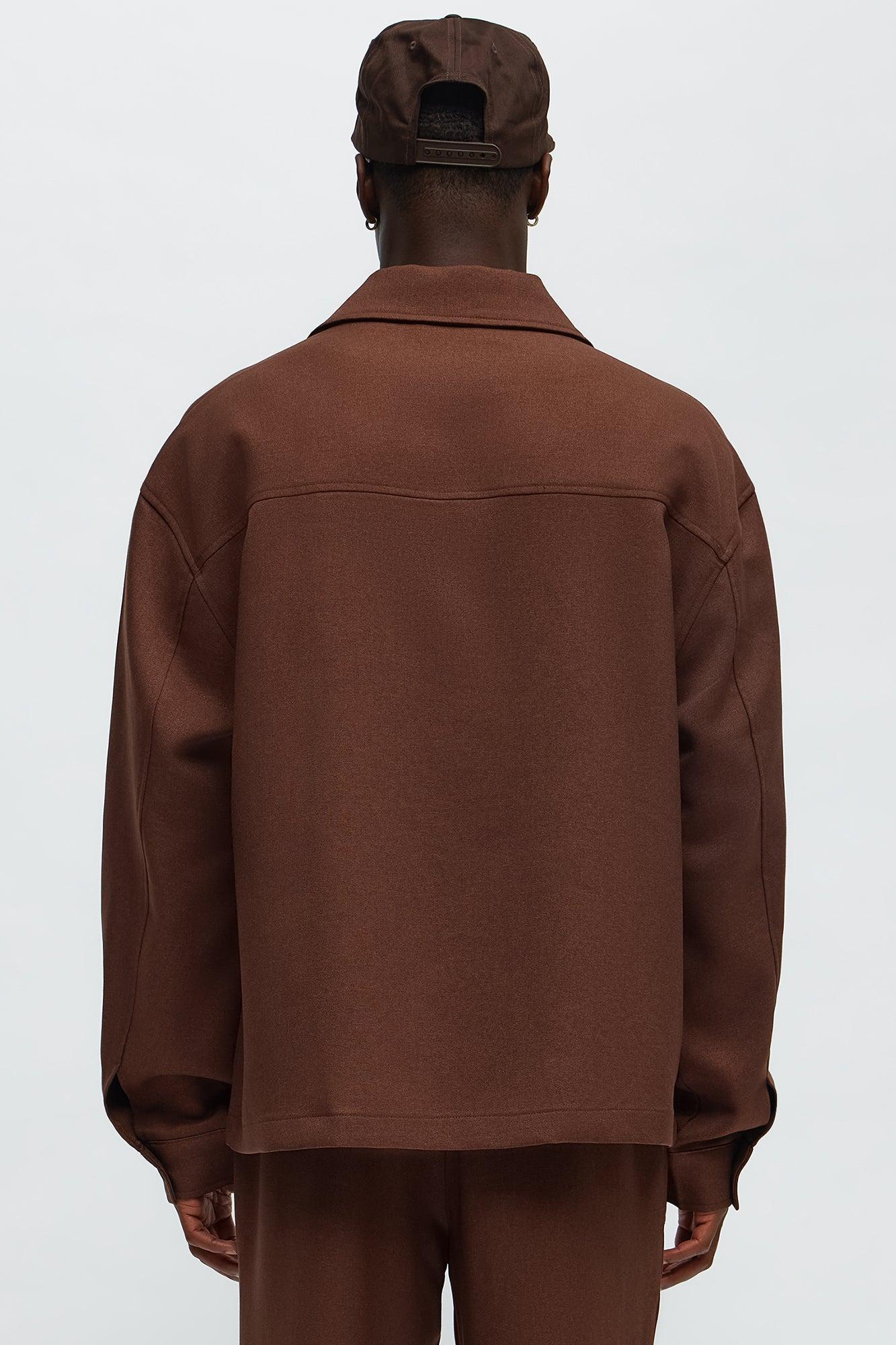 Relaxed Mara Overshirt - Brown Product Image
