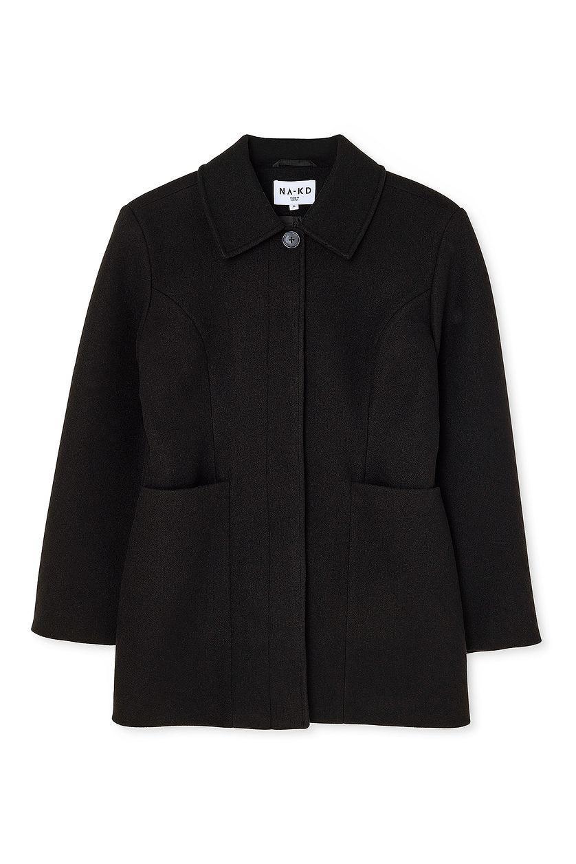 Short Sharp Shoulder Coat Product Image