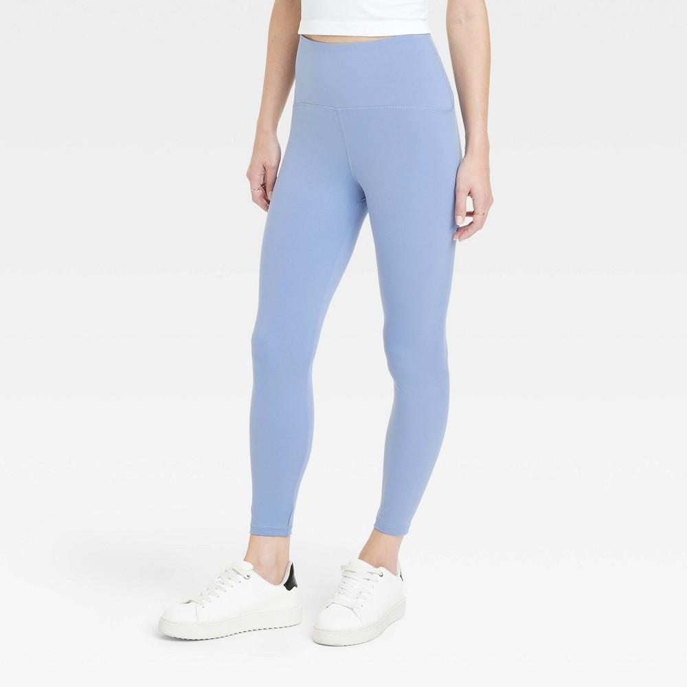 Womens High Waisted Everyday Active 7/8 Leggings - A New Day Brown XL Product Image