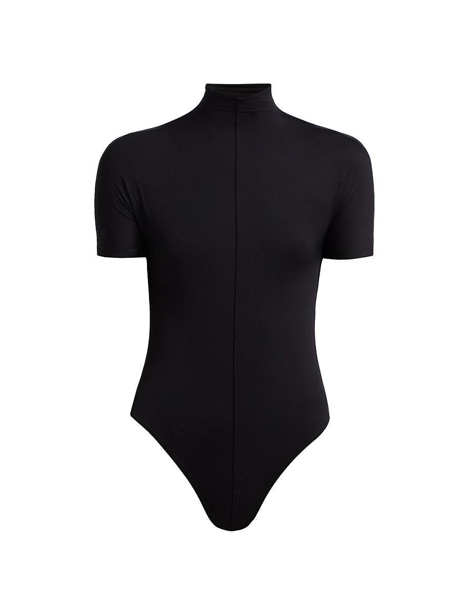 Womens RHW Jersey Short-Sleeve Bodysuit Product Image