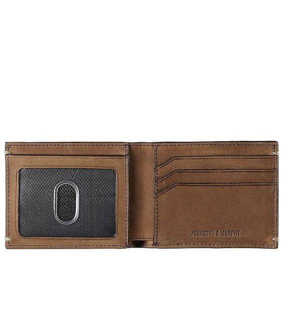 Johnston & Murphy Men's Jackson Tanned Leather Billfold Wallet Product Image