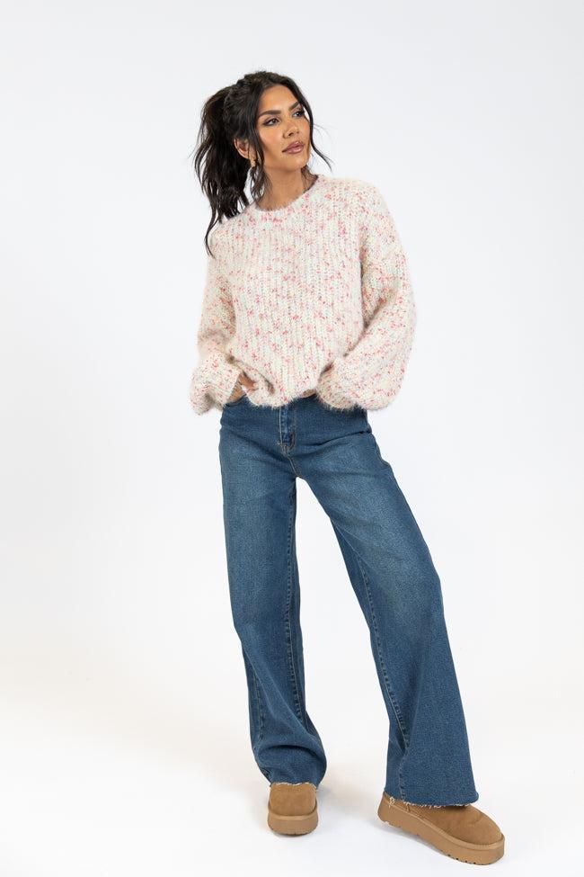 Good Impressions Ivory Multi Color Sweater FINAL SALE Product Image