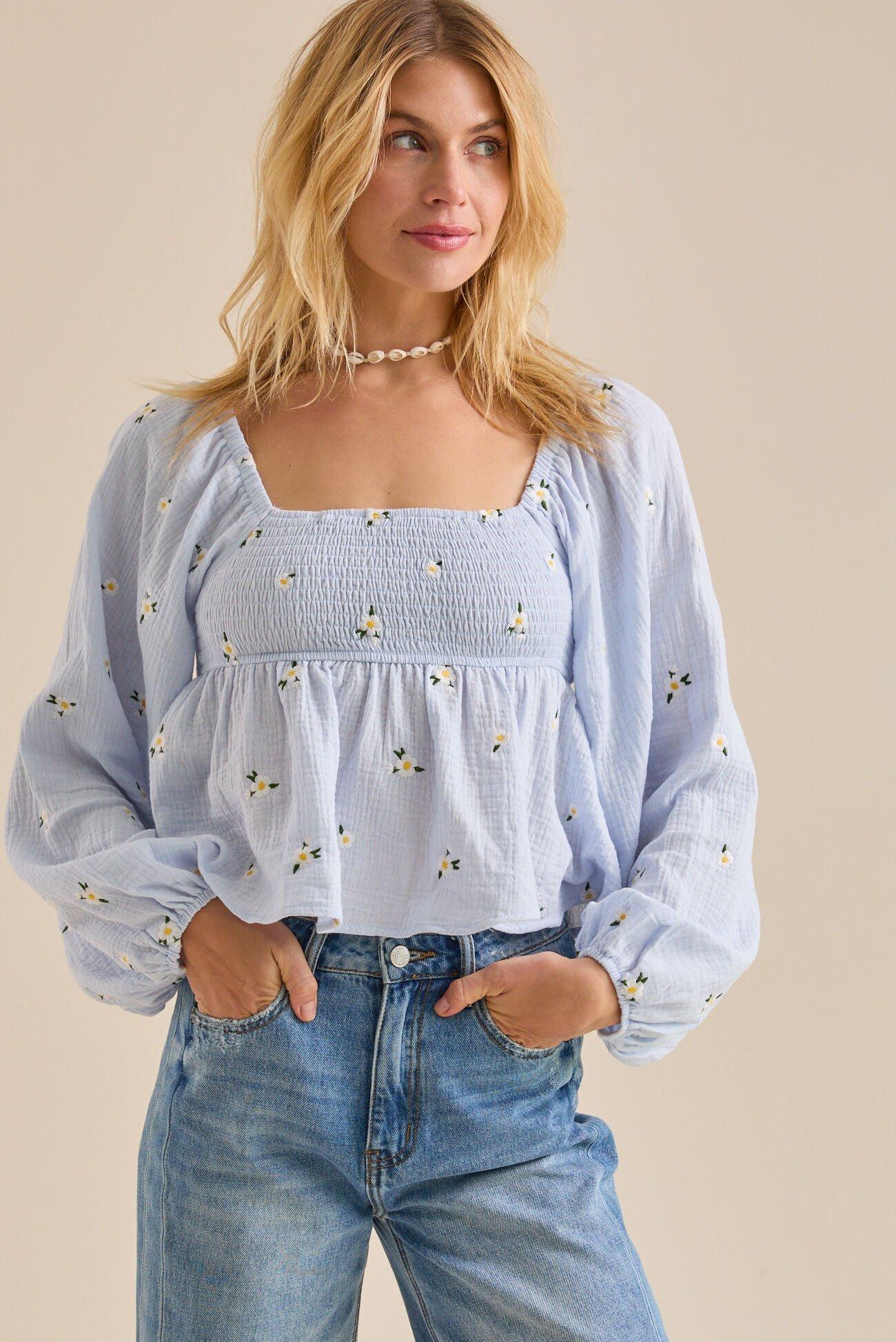 Elowyn Embroidered Top Product Image