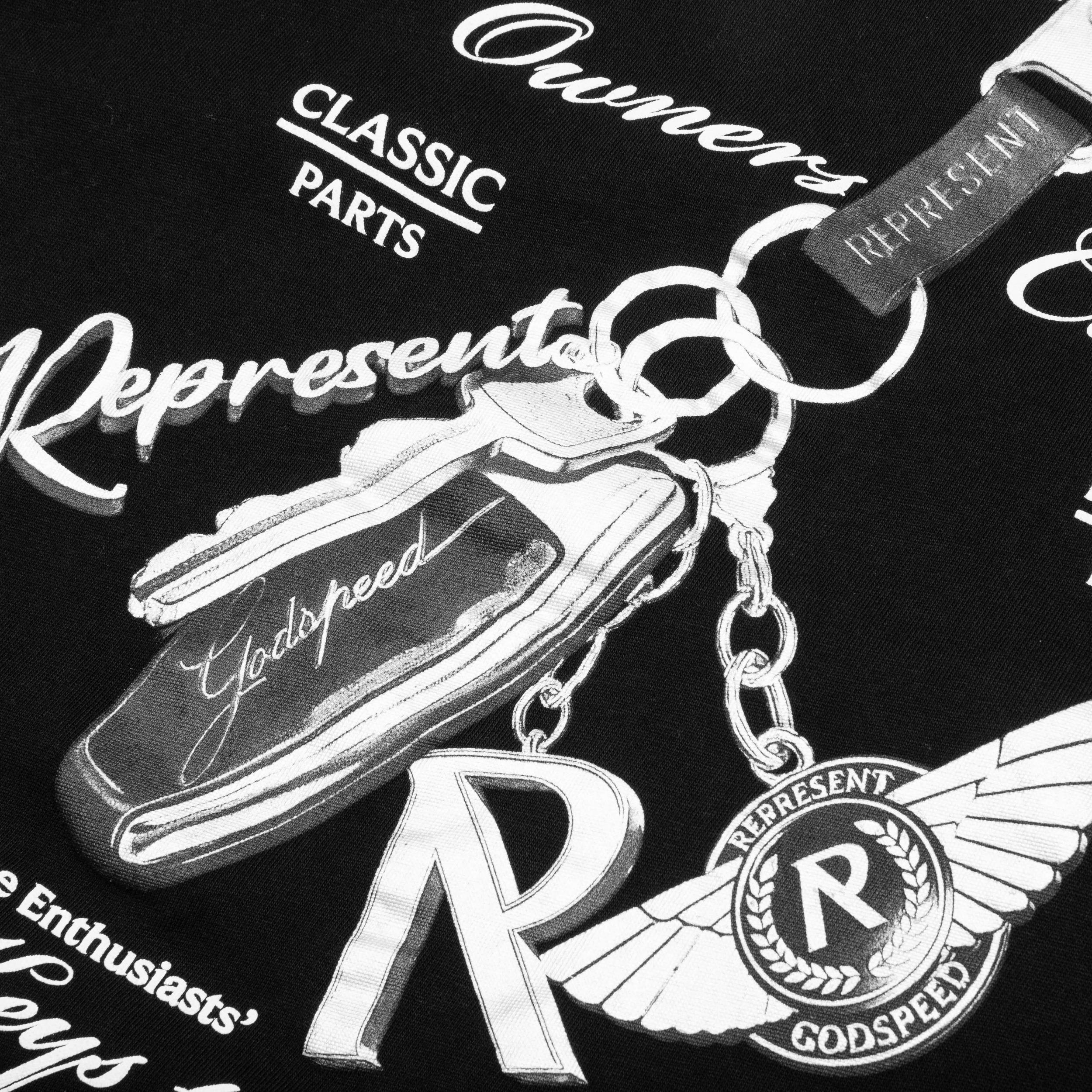 Keys to the Club T-Shirt - Jet Black Male Product Image