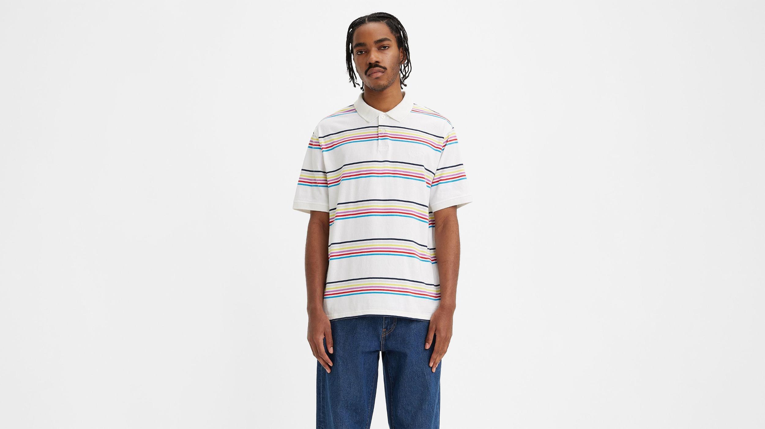 Relaxed Authentic Striped Polo Shirt Product Image