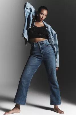The Annie High-Rise Straight-Leg Jeans by Pilcro Product Image
