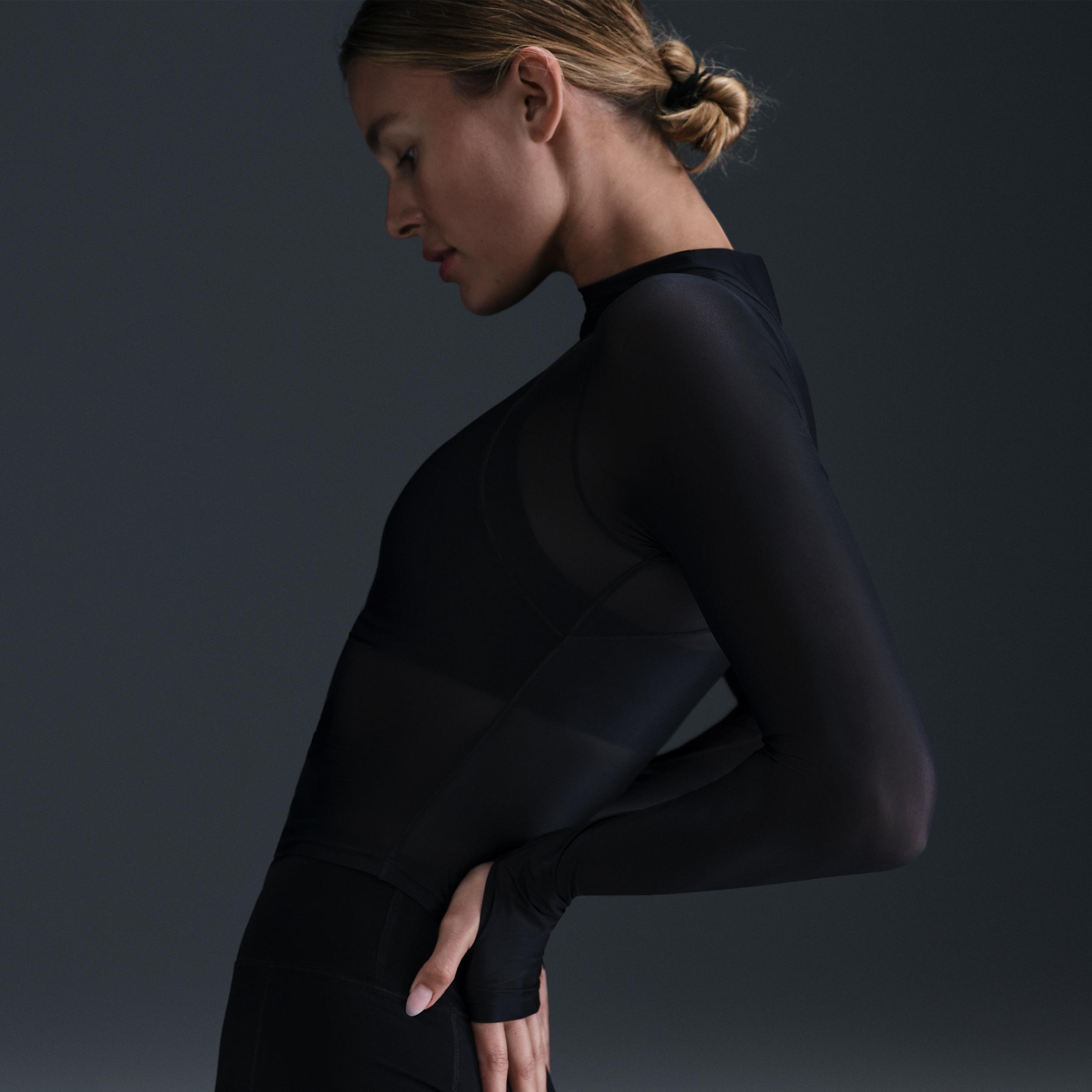 Nike Zenvy Sheer Women's Dri-FIT Long-Sleeve Top Product Image