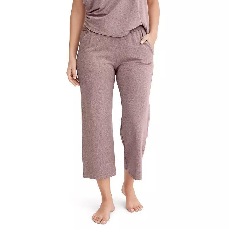 Women's Jockey® Soft Touch Luxe Cropped Pajama Pants in Regular & Plus Size, Size: Small, Coastal Floral Product Image