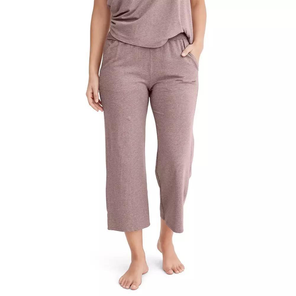 Women's Jockey® Soft Touch Luxe Cropped Pajama Pants in Regular & Plus Size, Size: Small, Coastal Floral Product Image