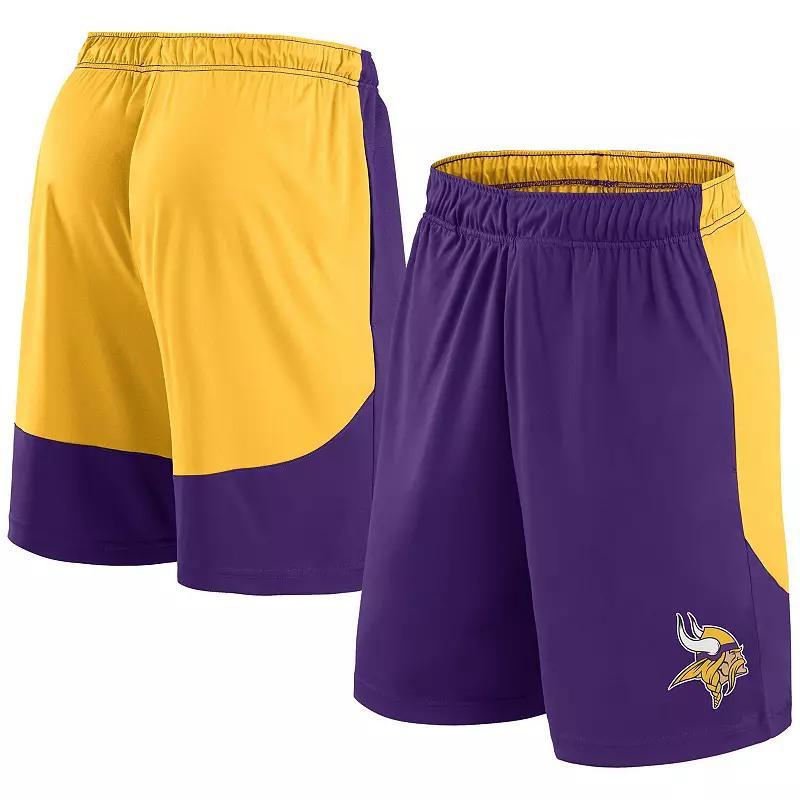 Mens Fanatics /Gold Minnesota Vikings Go Hard Shorts Product Image