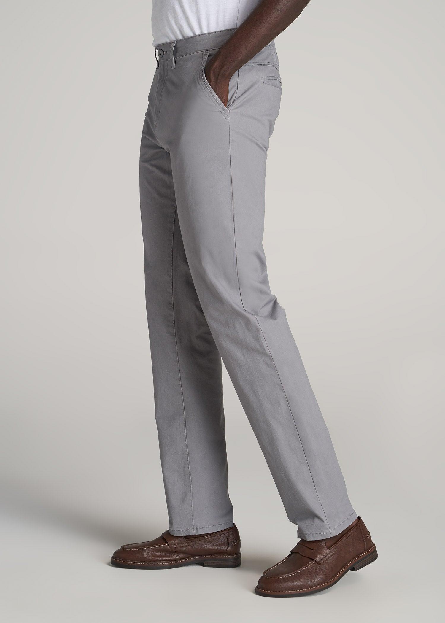 J1 STRAIGHT Leg Chinos for Tall Men in Chocolate Product Image