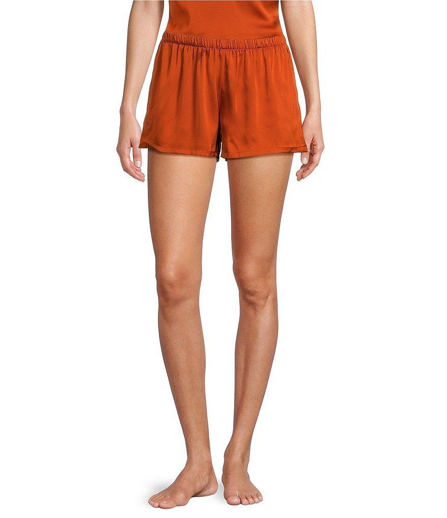 VAN WINKLE & CO. Solid Woven Elastic Waist Short Product Image