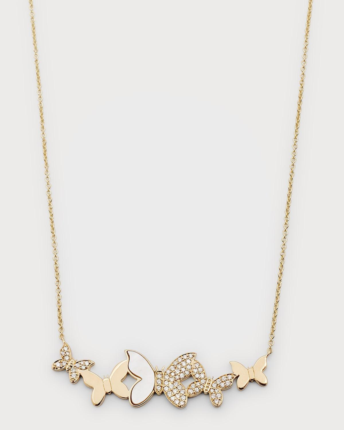 Butterfly Cluster Necklace Product Image
