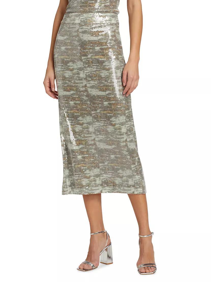 Alpha Sequined Midi-Skirt Product Image