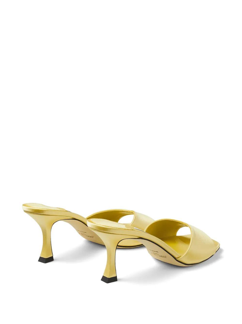 Skye 70mm satin mules Product Image