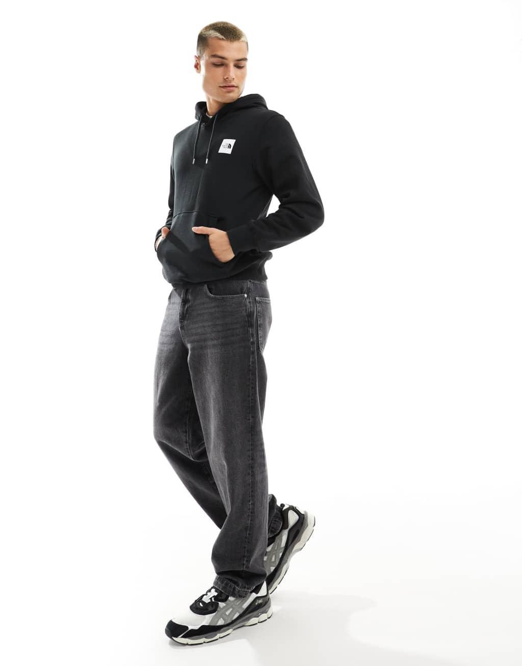 The North Face Brand Proud pullover hoodie with graphic back print in black Product Image