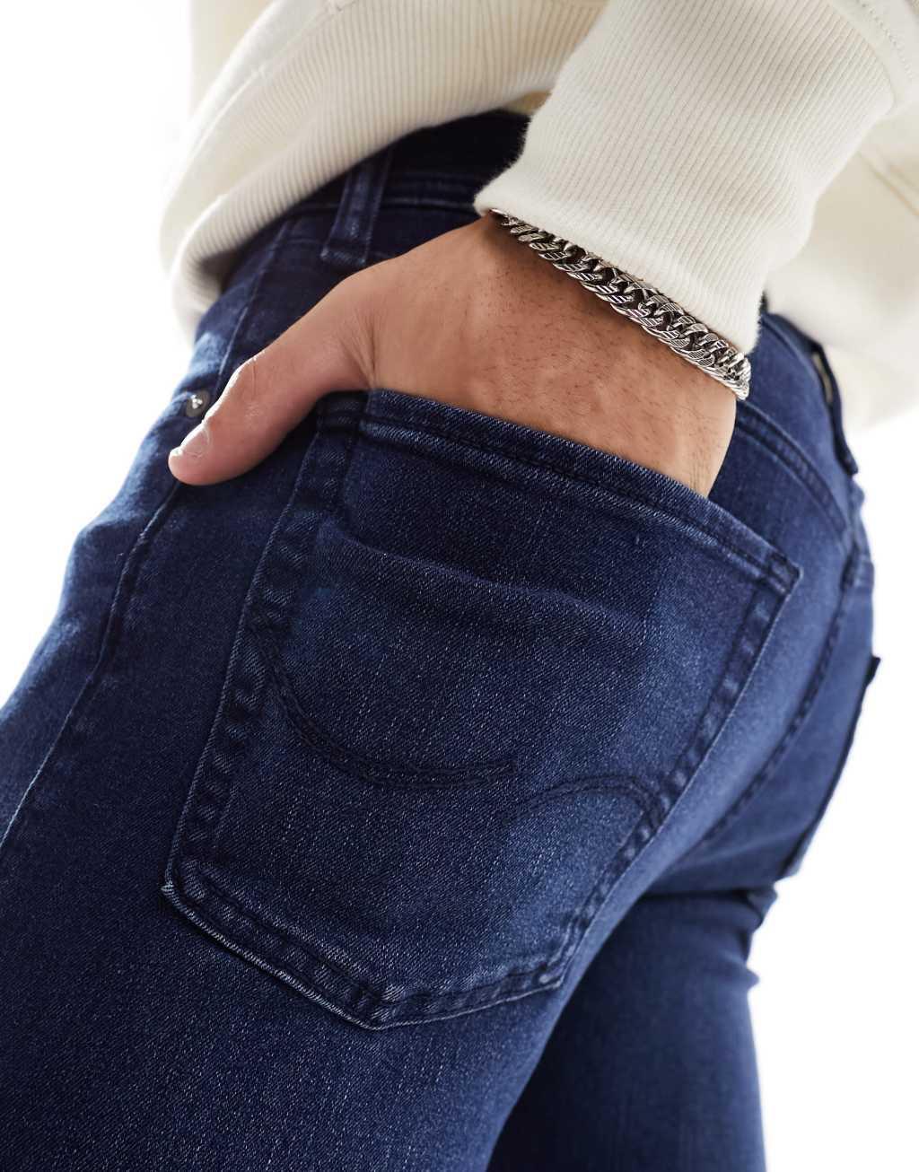 Jack & Jones Essentials Glenn slim fit jeans in indigo  Product Image