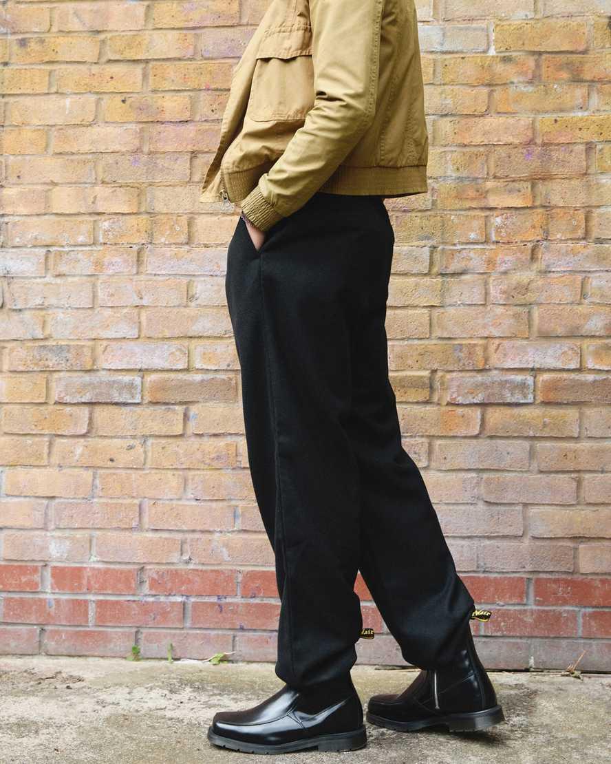 DR. MARTENS' Durrow Zip Buttero Leather Chelsea Boots In Black Product Image