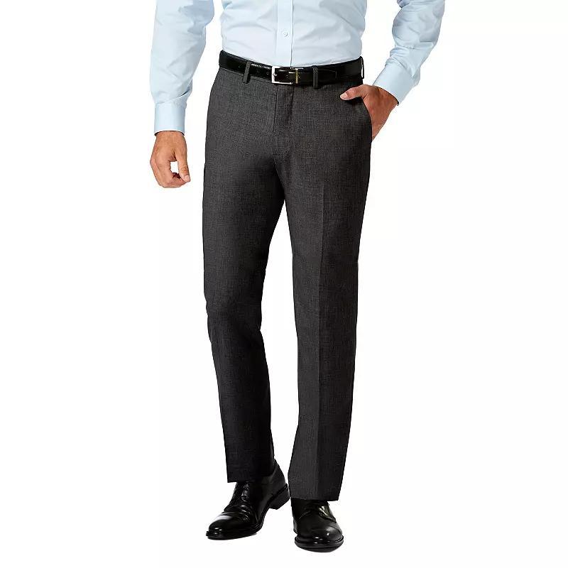 Men's J.M. Haggar Premium Slim-Fit 4-Way Stretch Flat-Front Dress Pants, Size: 38 X 32, Blue Product Image