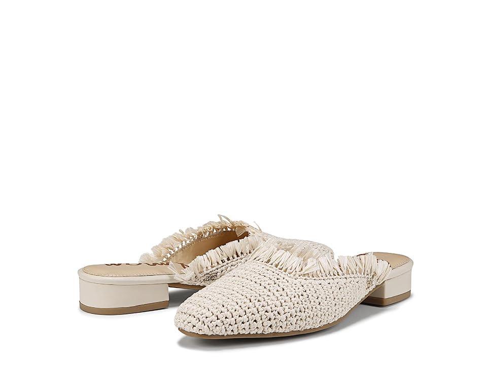 Sam Edelman Womens Reeta Fringe Raffia Flat Mules Product Image