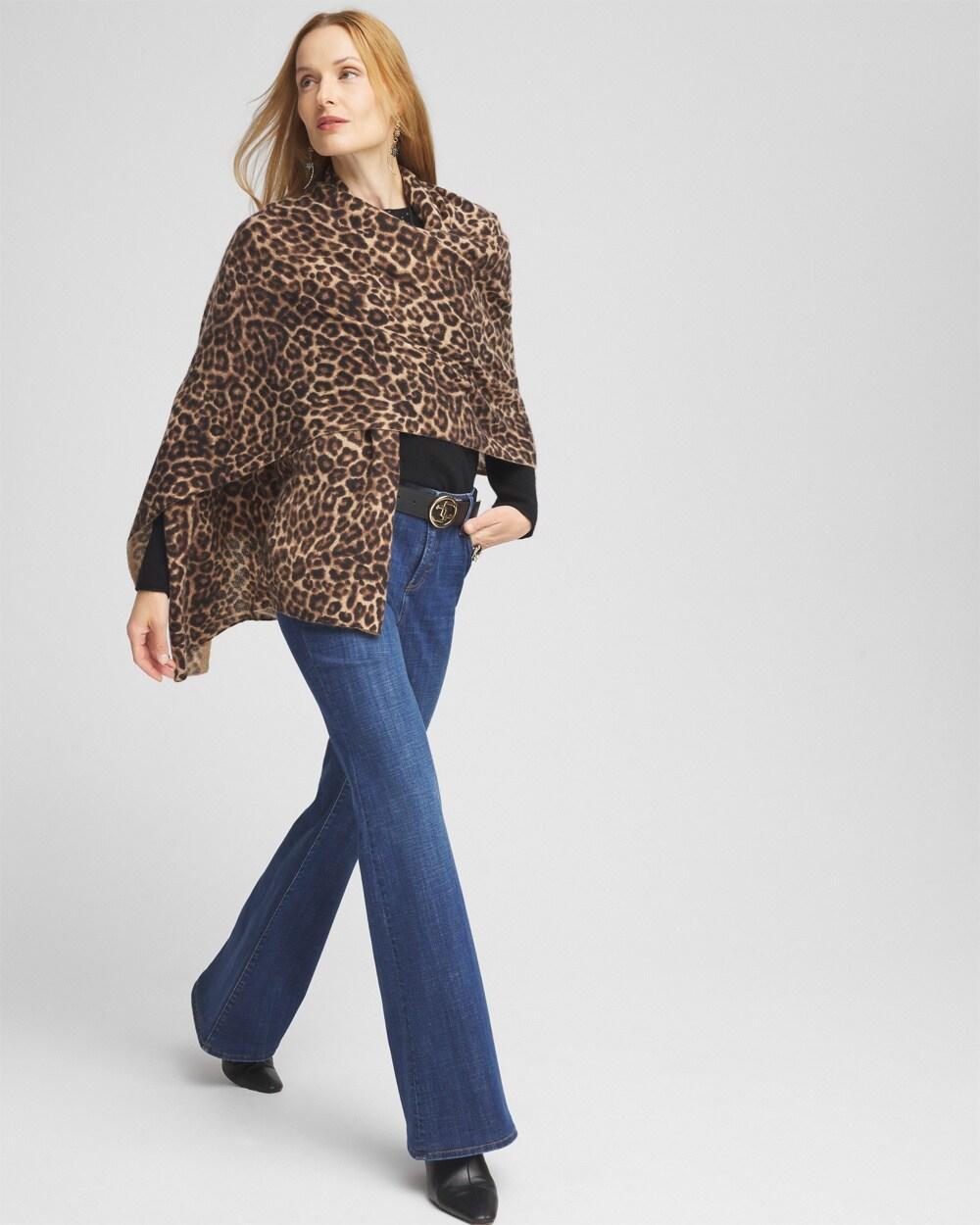 Leopard Cashmere Wrap Product Image