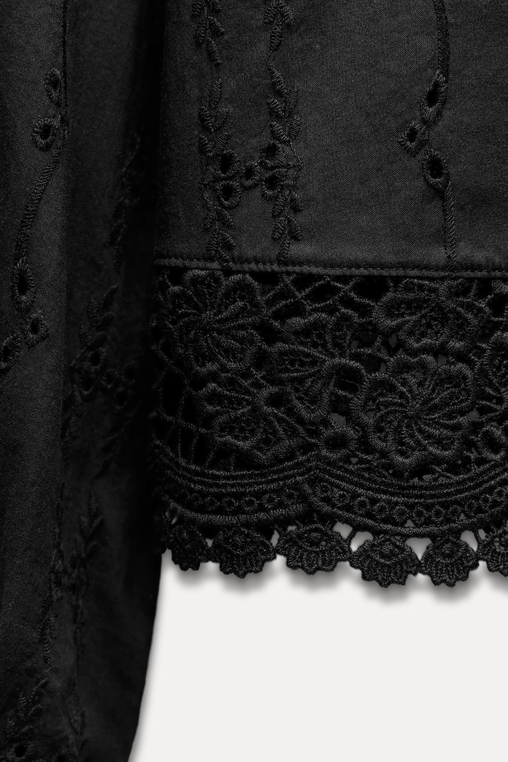 OPENWORK EMBROIDERY SHIRT Product Image