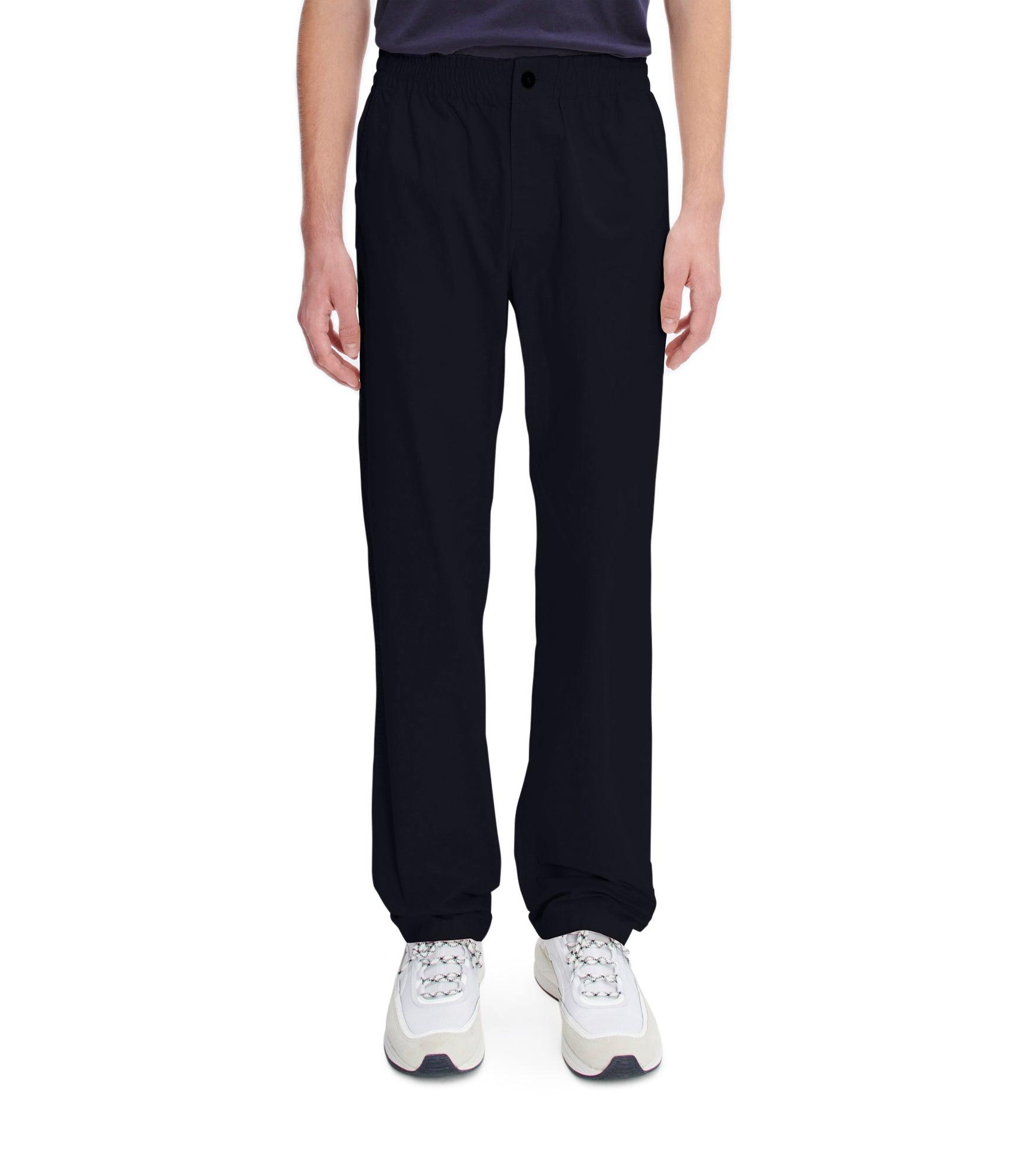 Regular-Fit Wool-Blend Suit Trousers in Blue Product Image