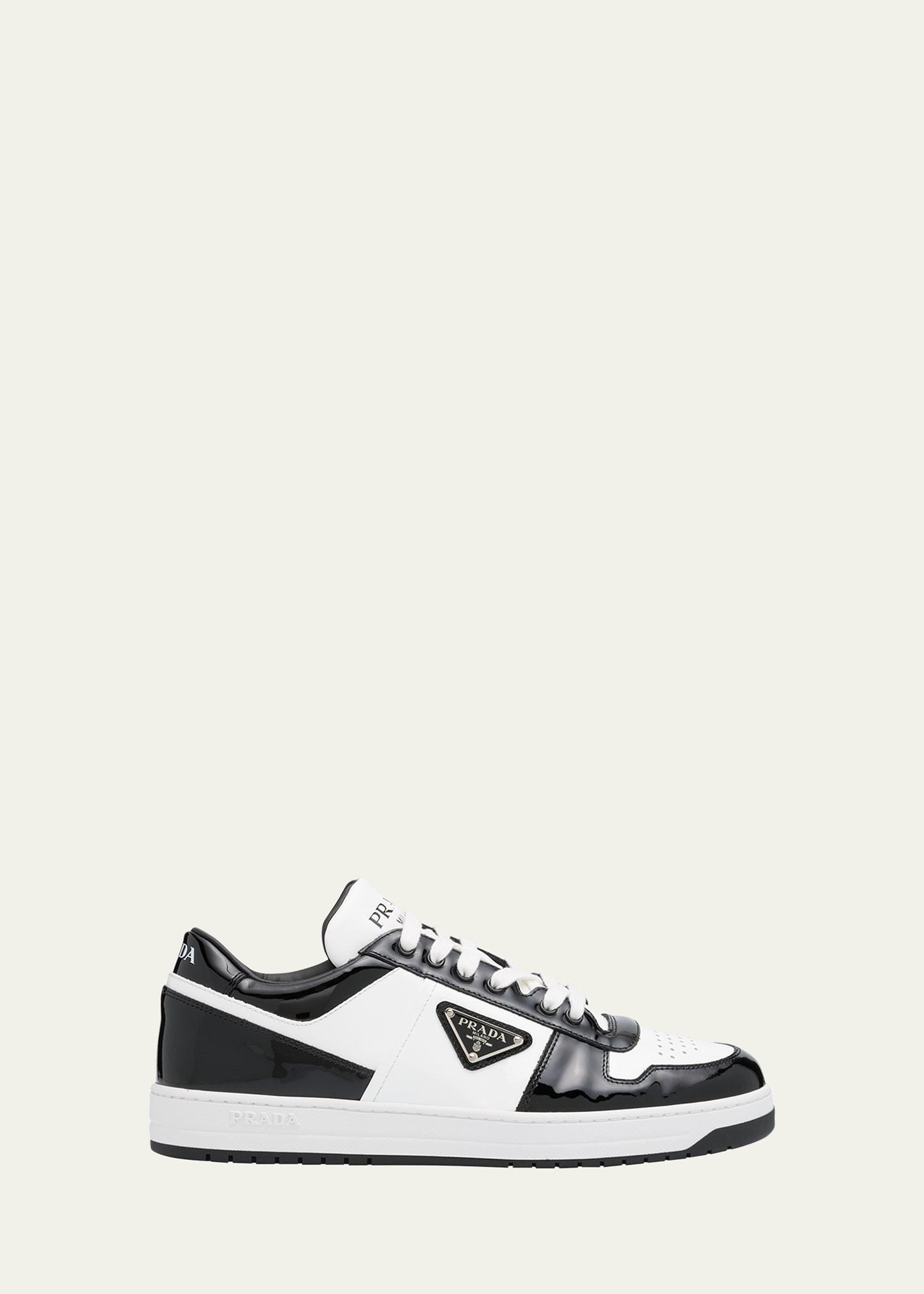 Mens Downtown Patent Leather Low-Top Sneakers Product Image