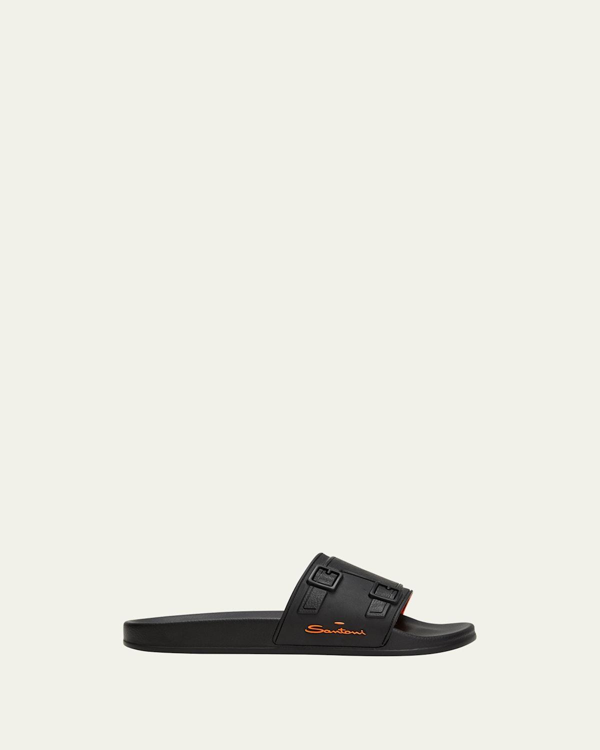 Mens FF Diagonal Logo Print Slides Product Image