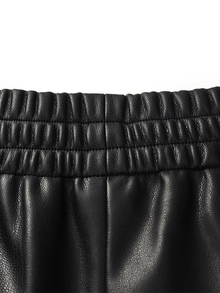 PU Leather Women Shorts Product Image