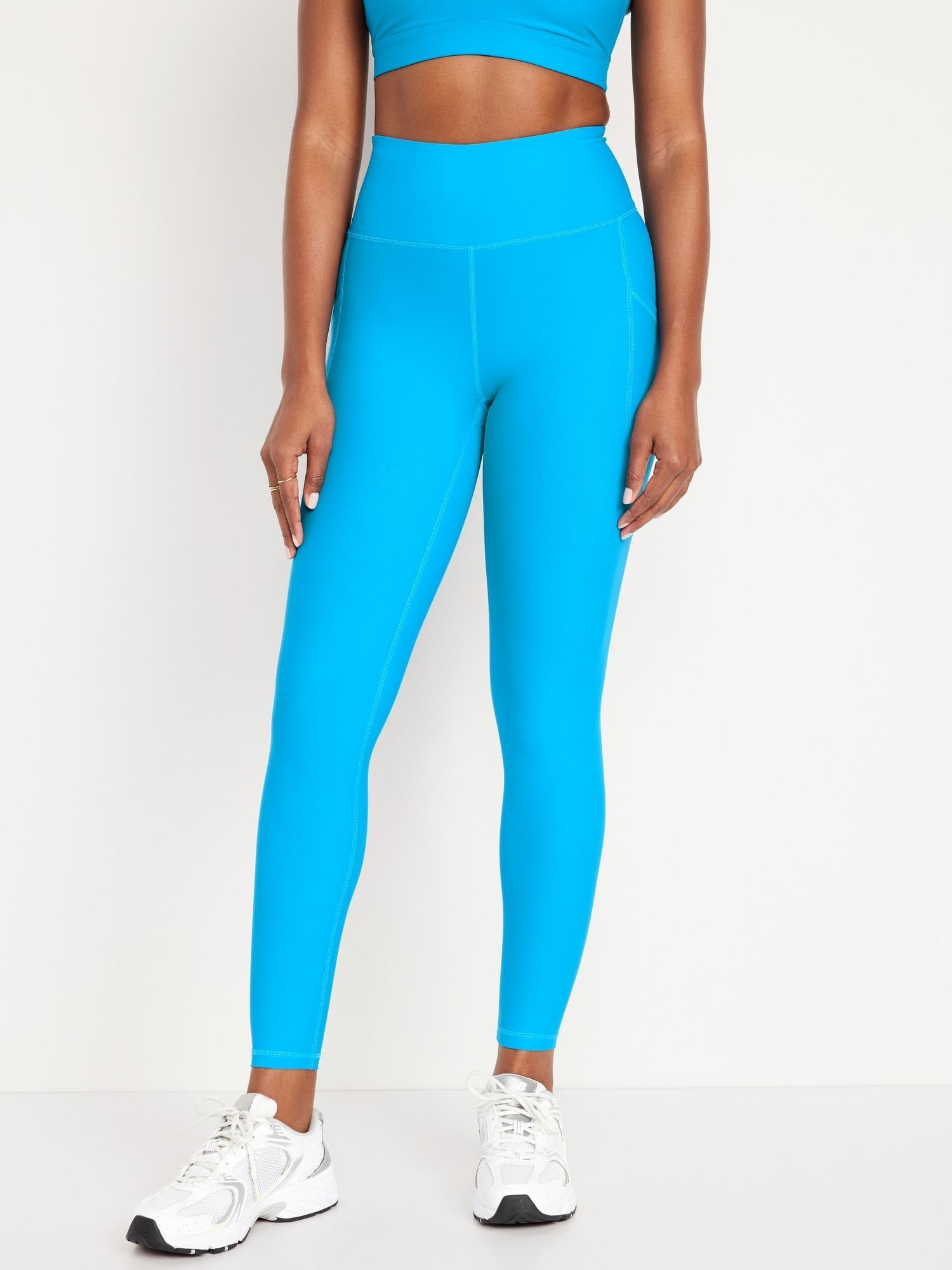 High-Waisted PowerSoft 7/8 Pocket Leggings Product Image