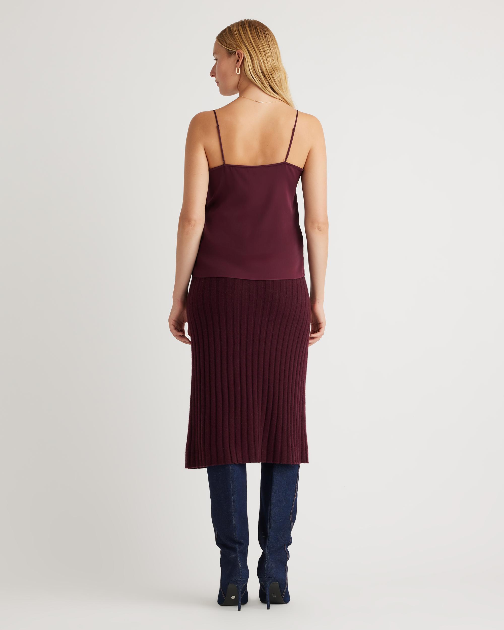 Quince | Women's Washable Stretch Silk V-Neck Cami Size XS Product Image