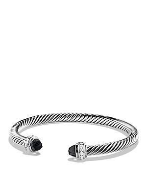 David Yurman Cable Classics Bracelet with Black Onyx & Diamonds Product Image