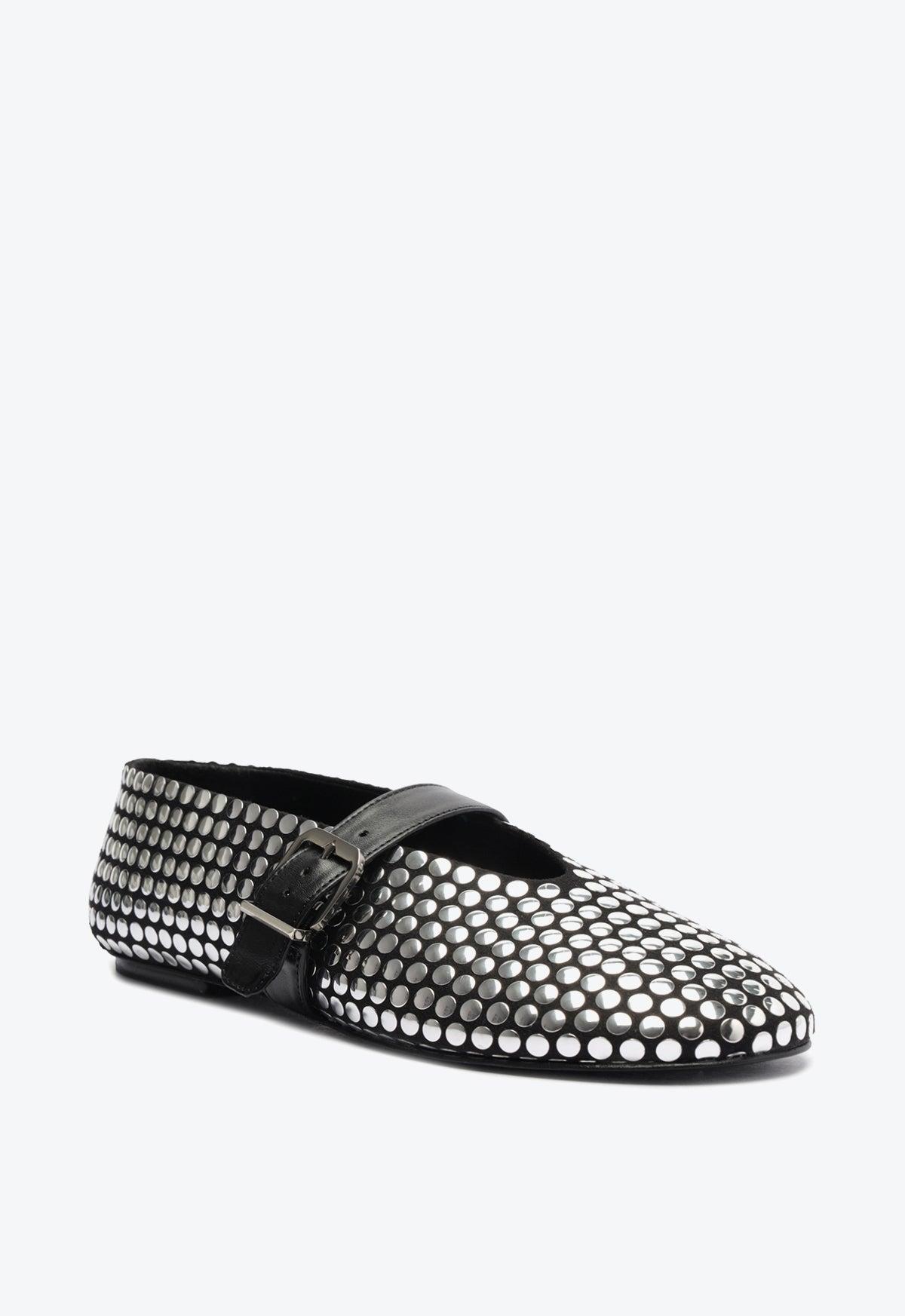 Eiza Studs Ballet Flat Product Image