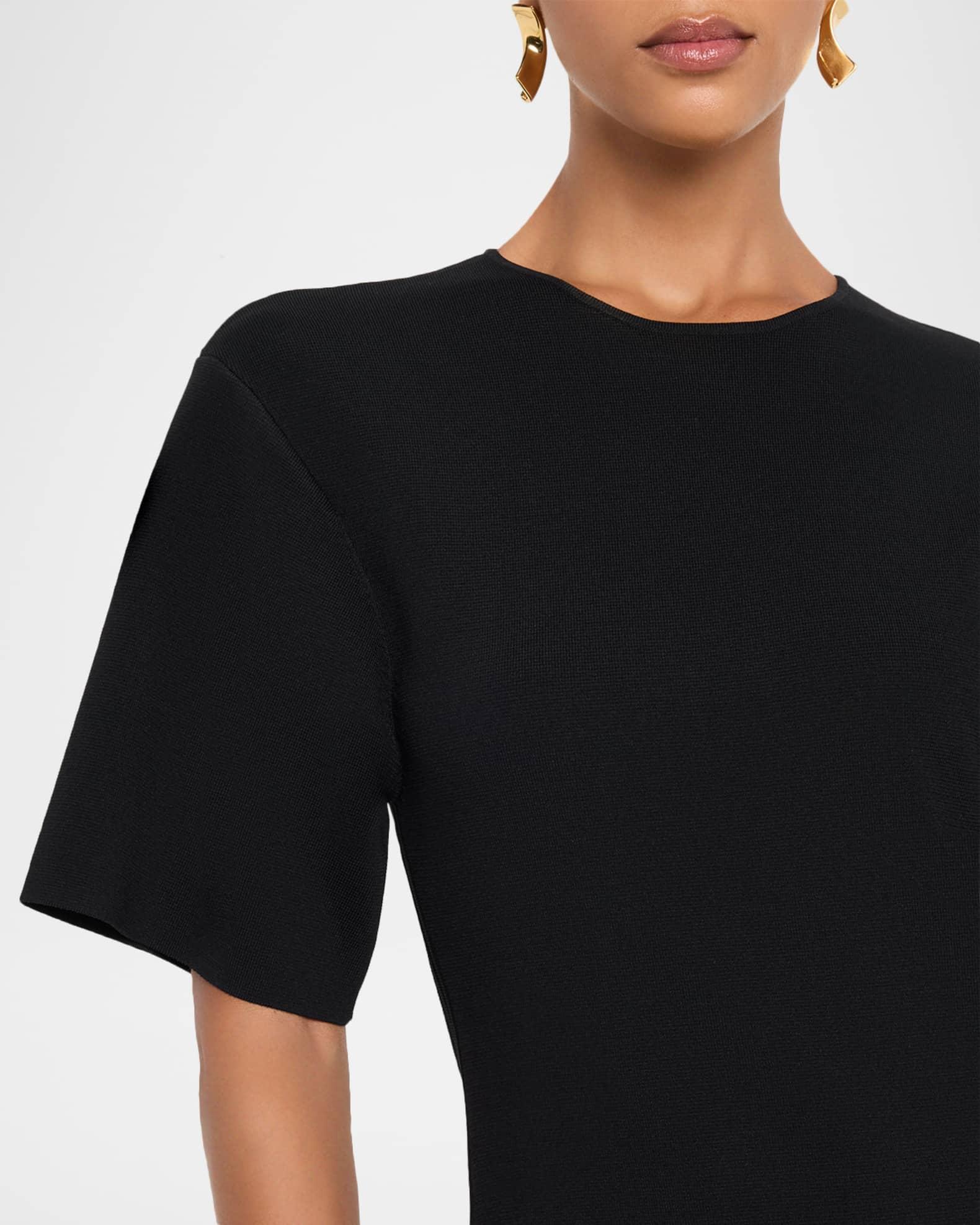 Short-Sleeve Knit T-Shirt Dress Product Image