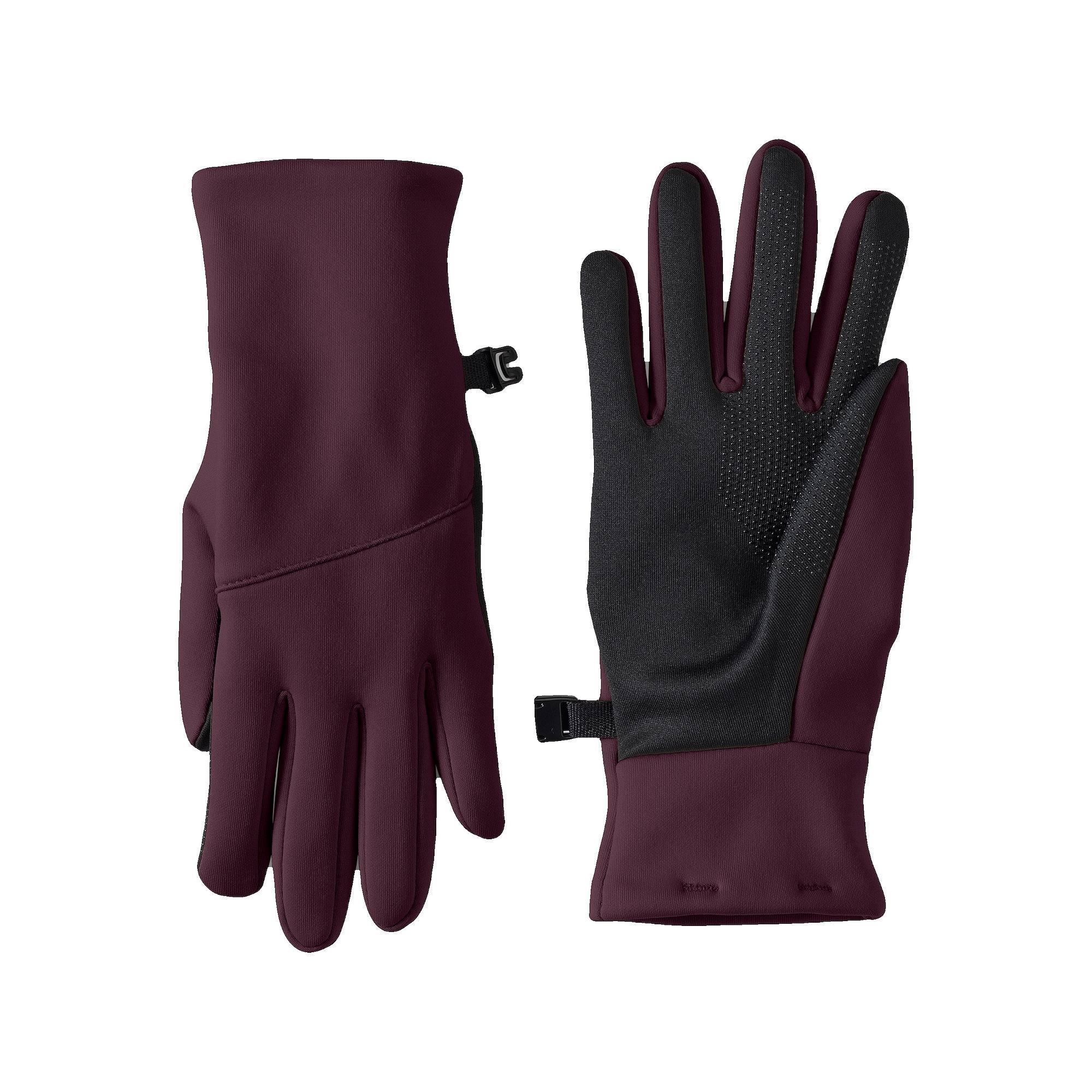 Women's Lands' End Everyday Stretch Gloves, Size: Large, Dusk Gray Product Image