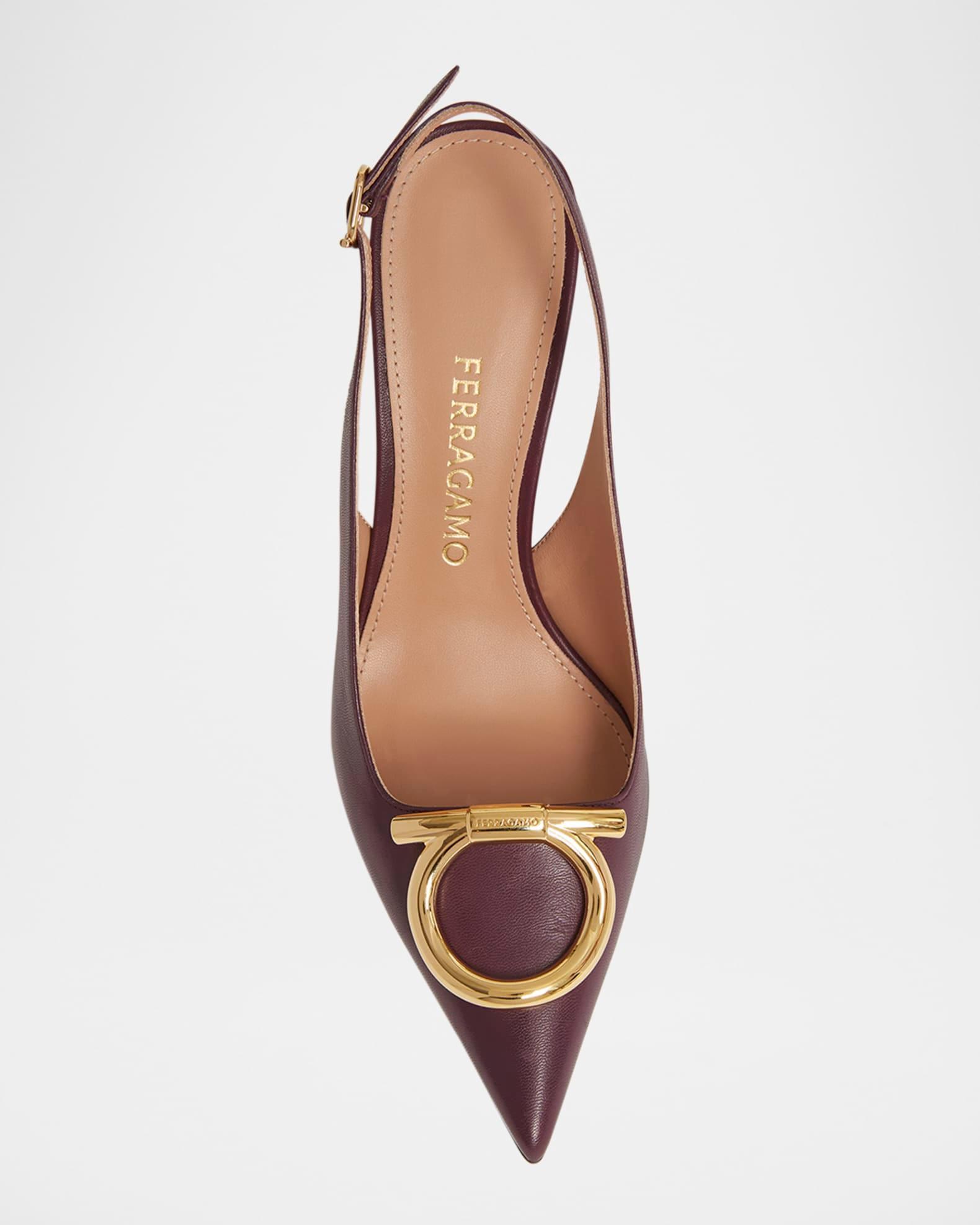 Sara 95mm Gancini Slingback Pumps Product Image
