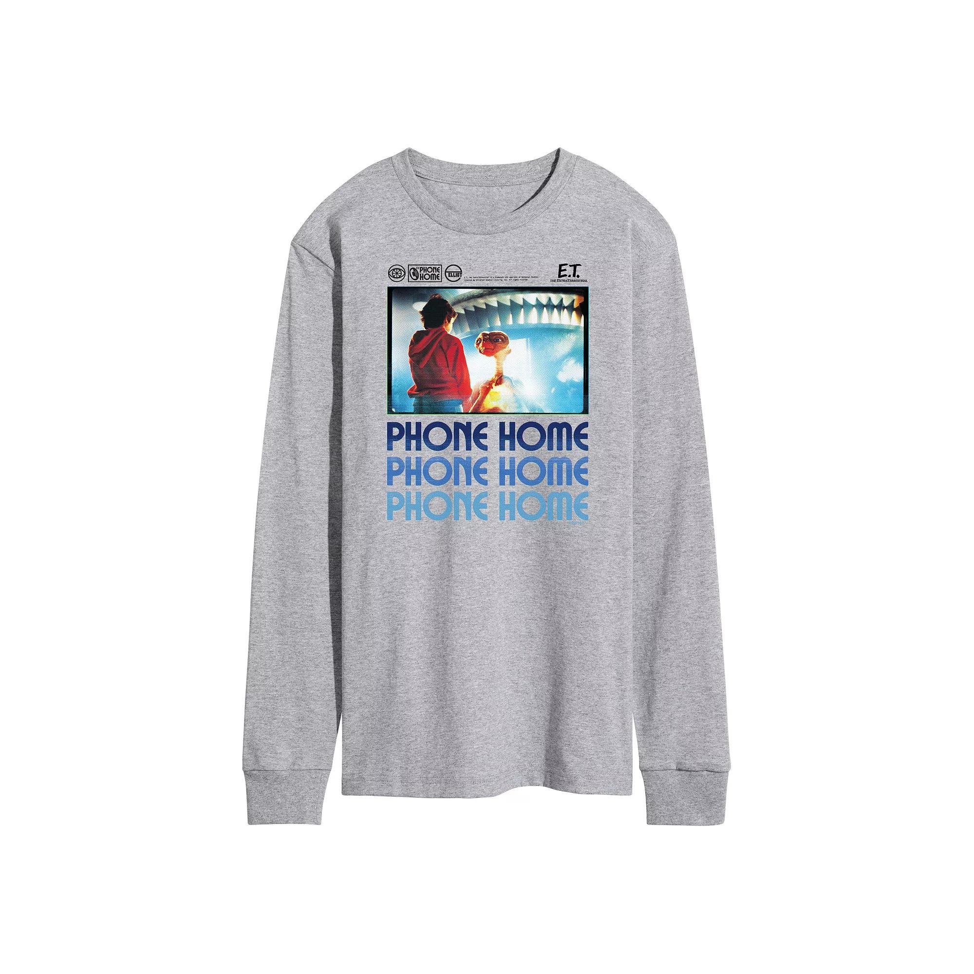 Mens ET Phone Home Long Sleeve Tee Product Image