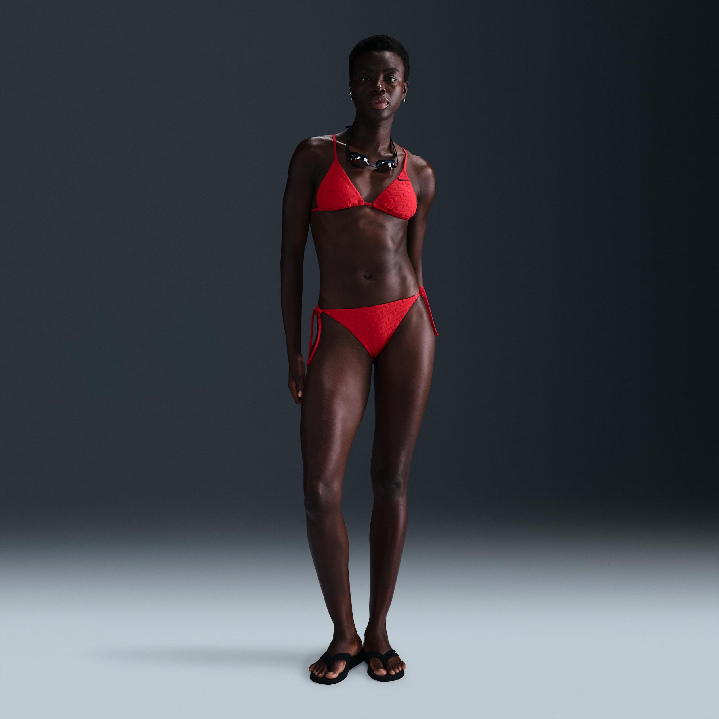 Nike Women's Swim Swoosh Link Terry Triangle Bikini Top Product Image